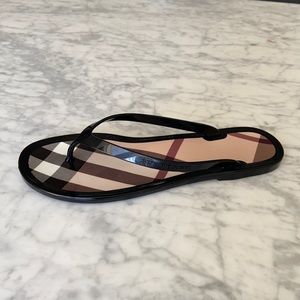 Burberry Signature Check Jelly Flip-Flop